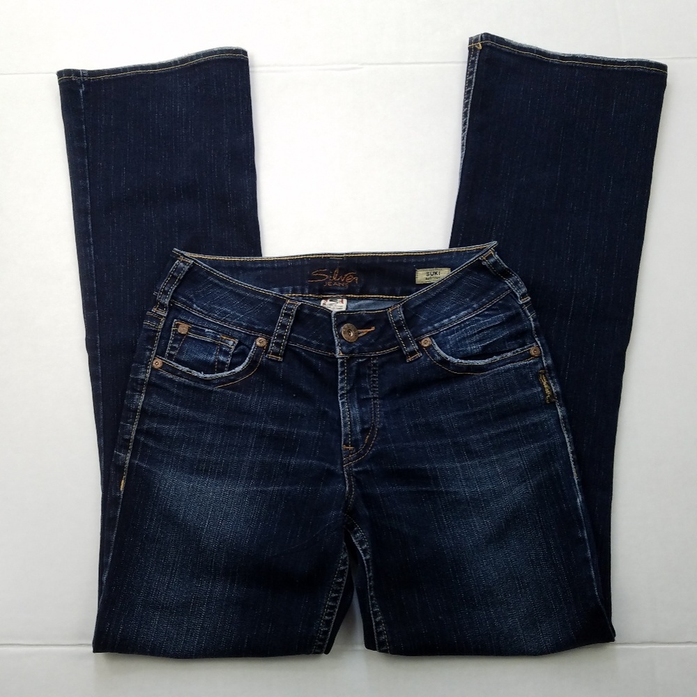 Silver Jeans Dark Wash Suki Boot